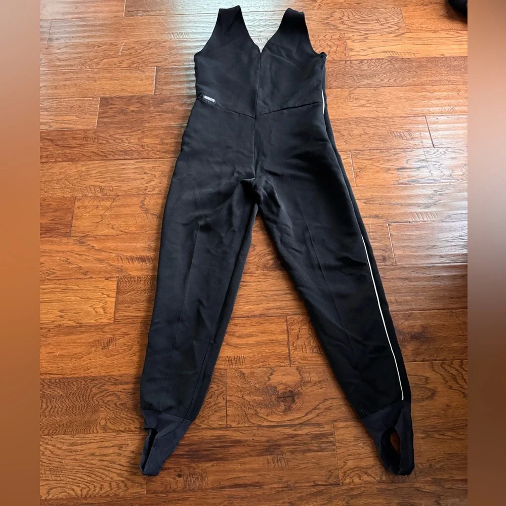 Vintage Obermeyer Black Wool Blend‎ Stirrup Jumpsuit - Picture 2 of 15